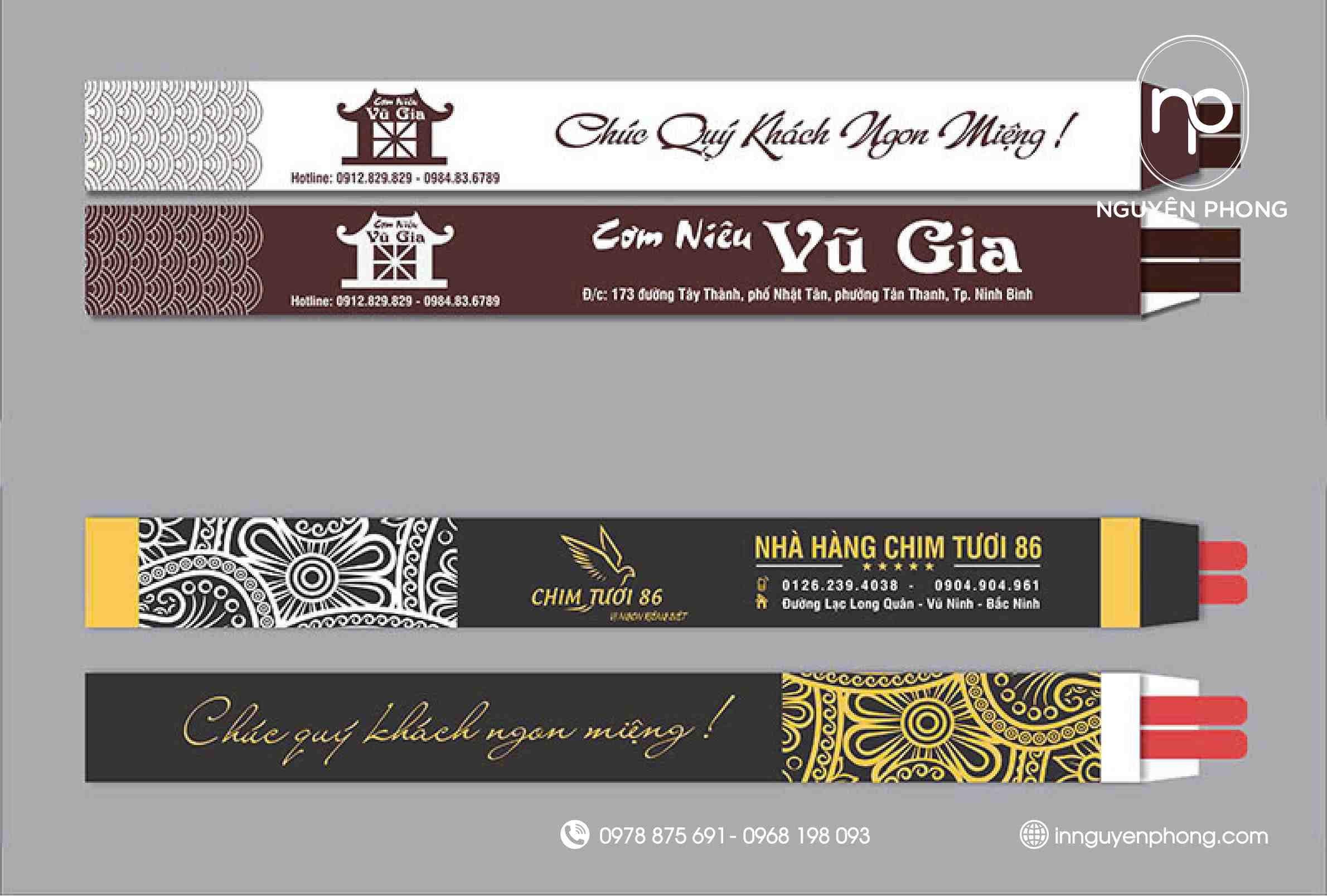 Thiết kế bao đũa họa tiết dân gian ấn tượng
